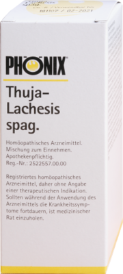 PHNIX THUJA lachesis spag.Mischung 50 ml