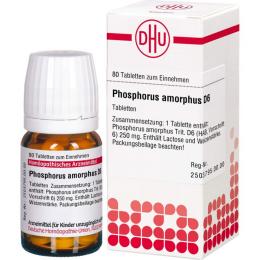 PHOSPHORUS AMORPHUS D 6 Tabletten 80 St.