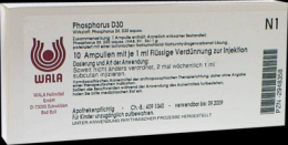 PHOSPHORUS D 30 Ampullen 10X1 ml