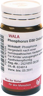 PHOSPHORUS D 30 Globuli 20 g