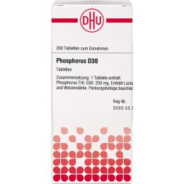PHOSPHORUS D 30 Tabletten 200 St.