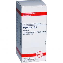 Ein aktuelles Angebot für PHYTOLACCA D 6 Tabletten 80 St Tabletten  - jetzt kaufen, Marke DHU-Arzneimittel GmbH & Co. KG.