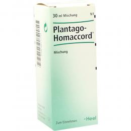Ein aktuelles Angebot für PLANTAGO HOMACCORD Tropfen 30 ml Tropfen Homöopathische Komplexmittel - jetzt kaufen, Marke Biologische Heilmittel Heel GmbH.