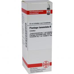 Ein aktuelles Angebot für PLANTAGO LANCEOLATA Urtinktur 20 ml Dilution Homöopathische Komplexmittel - jetzt kaufen, Marke DHU-Arzneimittel GmbH & Co. KG.