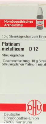 PLATINUM METALLICUM D 12 Globuli 10 g