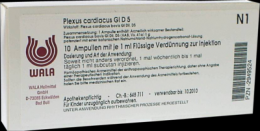 PLEXUS CARDIACUS GL D 5 Ampullen 10X1 ml