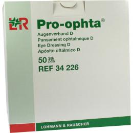 PRO-OPHTA Augenverband D 50 St Verband