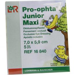 PRO-OPHTA Junior maxi Okklusionspflaster 5 St Pflaster