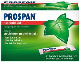 Ein aktuelles Angebot für PROSPAN Hustenliquid im Portionsbeutel 21 X 5 ml Flüssigkeit zum Einnehmen Hustenlöser - jetzt kaufen, Marke Engelhard Arzneimittel.