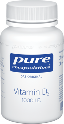 PURE ENCAPSULATIONS Vitamin D3 1000 I.E. Kapseln 22 g