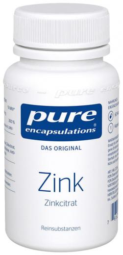 Ein aktuelles Angebot für PURE ENCAPSULATIONS Zink Zinkcitrat Kapseln 60 St Kapseln Nahrungsergänzungsmittel - jetzt kaufen, Marke pro medico GmbH.