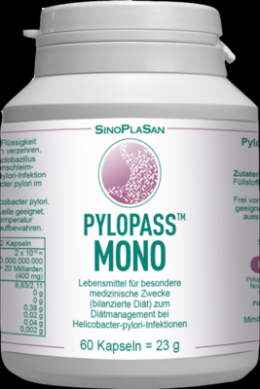 PYLOPASS MONO 200 mg bei Helicobacter pylori Kaps. 60 St