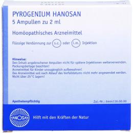 PYROGENIUM HANOSAN Injektionslösung 10 ml