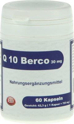 Q10 BERCO 30 mg Kapseln 60 St