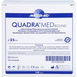 QUADRA MED round 25 mm Strips Master Aid 150 St.