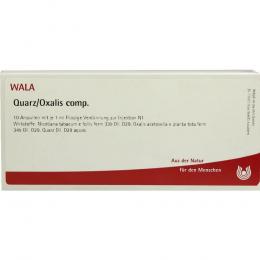 Ein aktuelles Angebot für QUARZ/OXALIS comp.Ampullen 10 X 1 ml Ampullen Naturheilkunde & Homöopathie - jetzt kaufen, Marke WALA Heilmittel GmbH.