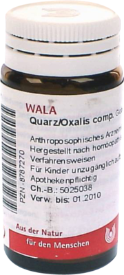QUARZ/OXALIS comp.Globuli 20 g