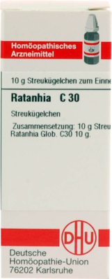RATANHIA C 30 Globuli 10 g
