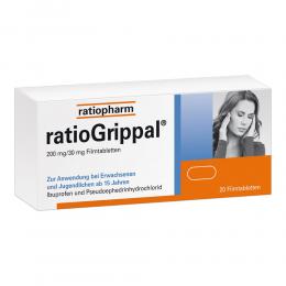 ratioGrippal 200 mg/30 mg Filmtabletten 20 St Filmtabletten