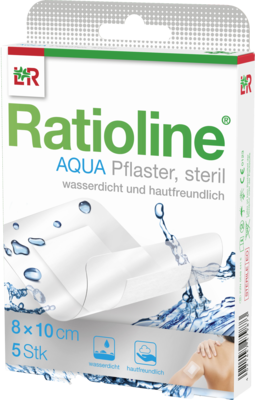 RATIOLINE aqua Duschpflaster Plus 8x10 cm steril 5 St