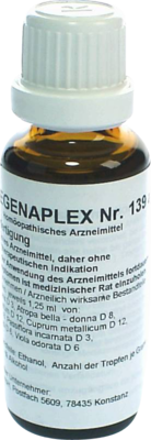 REGENAPLEX Nr.139 a Tropfen 30 ml