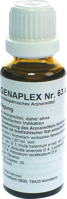 REGENAPLEX Nr.63 a Tropfen 30 ml