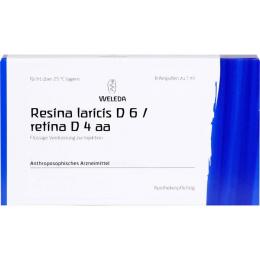 RESINA LARICIS D 6/Retina D 4 aa Ampullen 8 ml