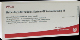 RETICULOENDOTHELIALES System GL Serienpack.3 Amp. 10X1 ml