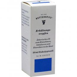 Ein aktuelles Angebot für RETTERSPITZ Erkältungstropfen 20 ml Ätherisches Öl Einreiben & Inhalieren - jetzt kaufen, Marke Retterspitz GmbH & Co. KG.