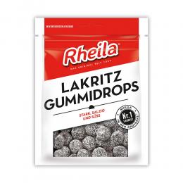 RHEILA Lakritz Gummidrops mit Zucker 90 g Bonbons