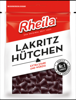 RHEILA Lakritz Htchen Gummidrops mit Zucker 90 g