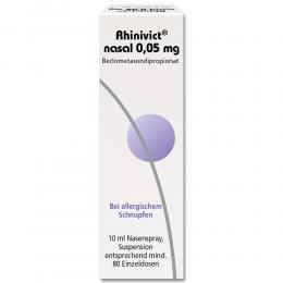 Rhinivict nasal 0,05 mg Nasendosierspray 10 ml Nasendosierspray