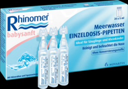 RHINOMER babysanft Meerwasser 5ml Einzeldosispip. 20X5 ml