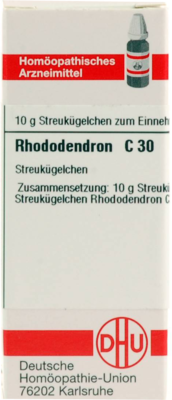 RHODODENDRON C 30 Globuli 10 g