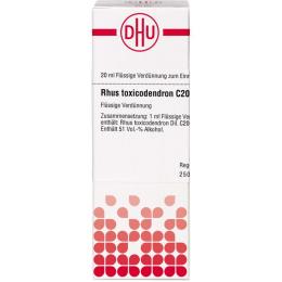 RHUS TOXICODENDRON C 200 Dilution 20 ml