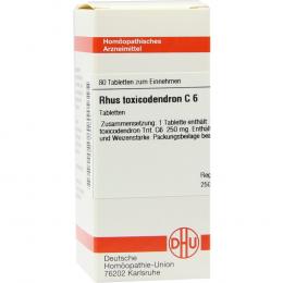 RHUS TOXICODENDRON C 6 Tabletten 80 St Tabletten