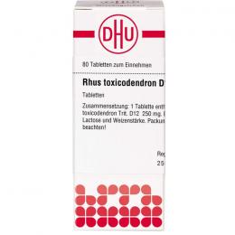 RHUS TOXICODENDRON D 12 Tabletten 80 St.