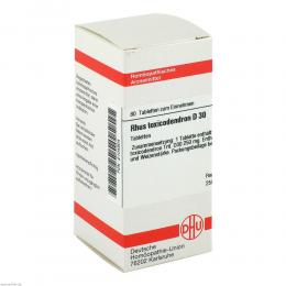 RHUS TOXICODENDRON D 30 Tabletten 80 St Tabletten