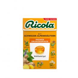 Ein aktuelles Angebot für RICOLA o.Z.Box Ingwer Orangenminze Bonbons 50 g Bonbons  - jetzt kaufen, Marke Marvecs Gmbh.