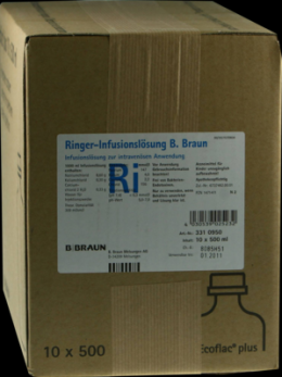 RINGER LSUNG B.Braun Ecoflac Plus 10X500 ml