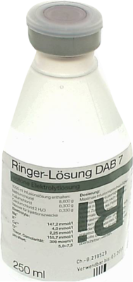 RINGER LSUNG DAB 7 Plastik 250 ml