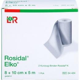 ROSIDAL Elko 8+10 cmx5 m Kurzzugbinde 2 St.
