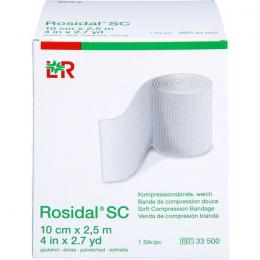 ROSIDAL SC Kompressionsbinde weich 10 cmx2,5 m 1 St.