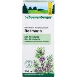 ROSMARIN HEILPFLANZENSÄFTE Schoenenberger 200 ml