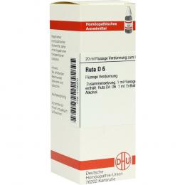 Ein aktuelles Angebot für RUTA D 6 Dilution 20 ml Dilution Naturheilkunde & Homöopathie - jetzt kaufen, Marke DHU-Arzneimittel GmbH & Co. KG.