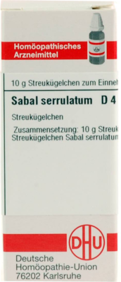 SABAL SERRULATUM D 4 Globuli 10 g