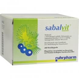 Ein aktuelles Angebot für Sabalvit 200 St Kapseln Prostatabeschwerden - jetzt kaufen, Marke Ruhrpharm AG.