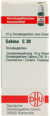 SABINA C 30 Globuli 10 g
