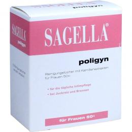 SAGELLA poligyn Reinigunstücher für die Intimpflege 10 St Tücher