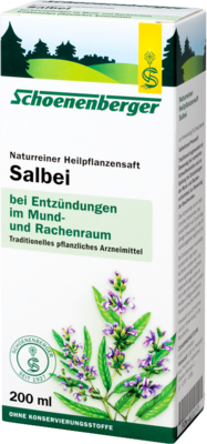 SALBEI SAFT Schoenenberger Heilpflanzensfte 200 ml